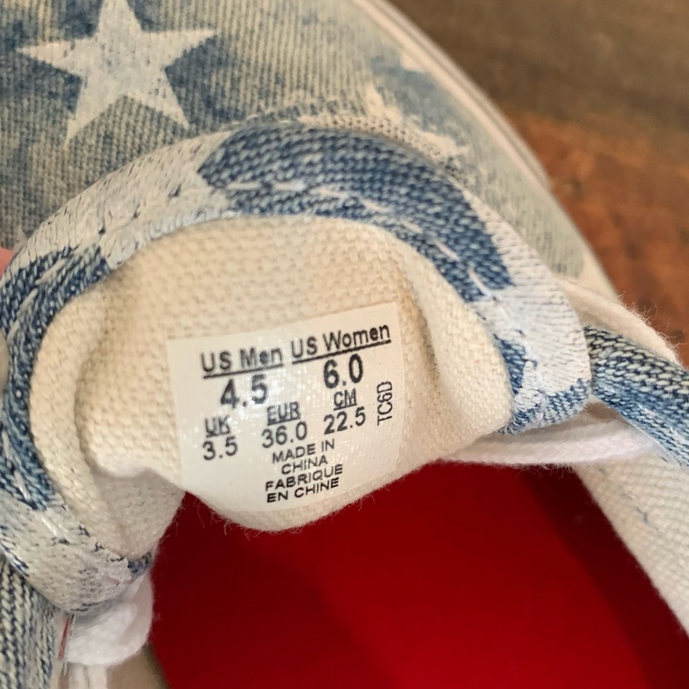 Vans Denim and Stars Unisex Skate Sneakers - Picture 11 of 11